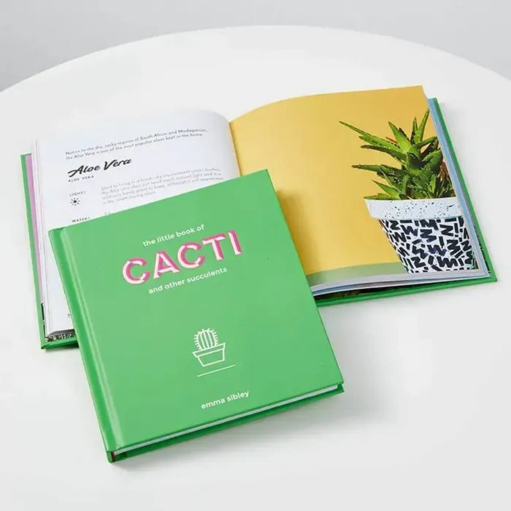 The Little Book of Cacti Succulents Hardcover Nonfiction House Plant Mom Garden